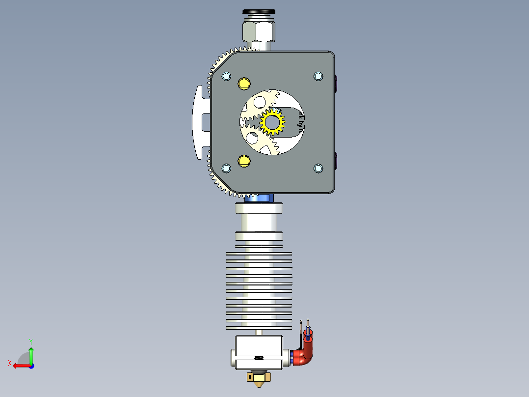 OMG V2 挤出机后视图