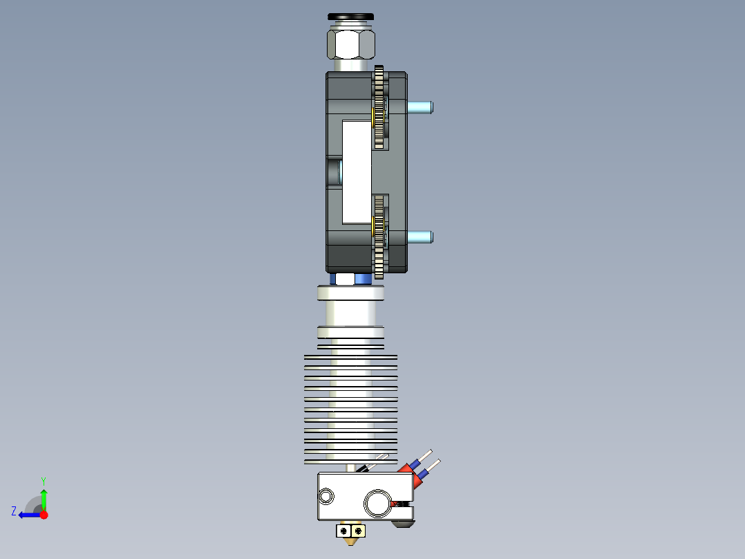 OMG V2 挤出机右视图