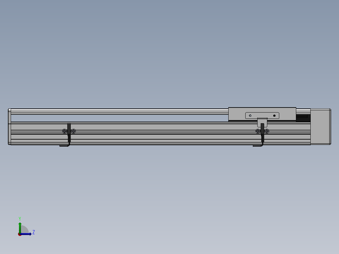 精密模组MY140-T10-400L-BL-P40B-C4-C左视图