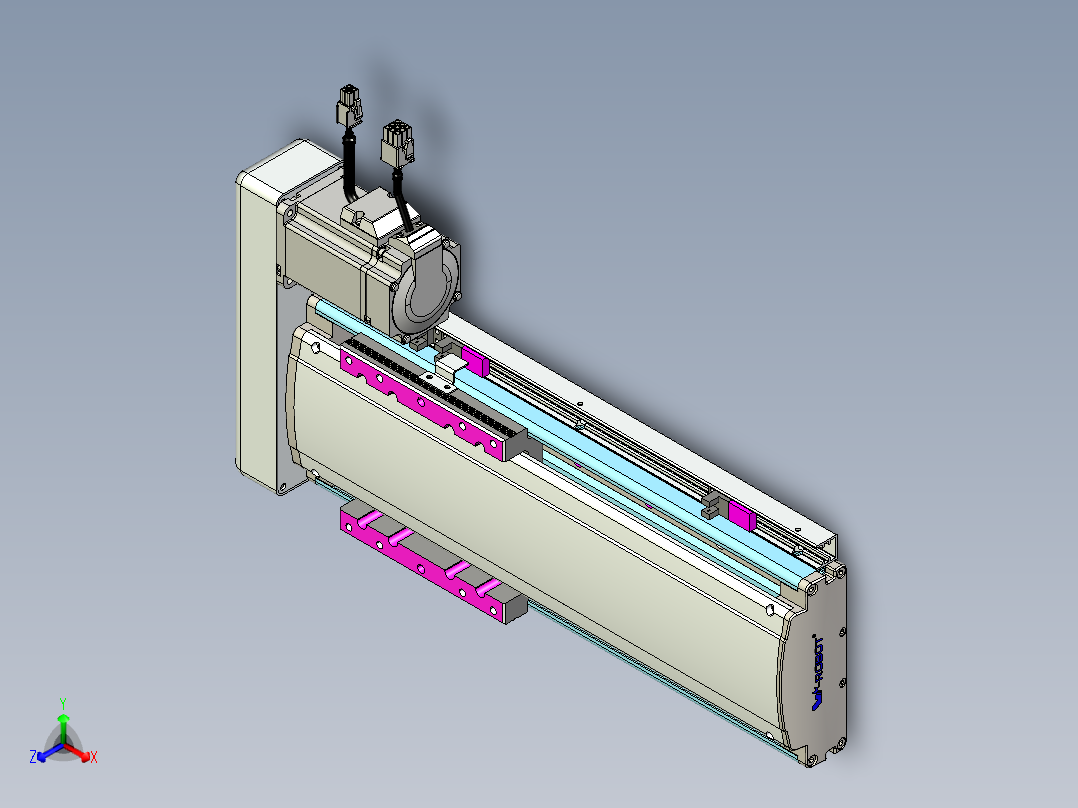 威洛博QF14-Lxx-C-S180-BR-ZP40-C3正等轴测图