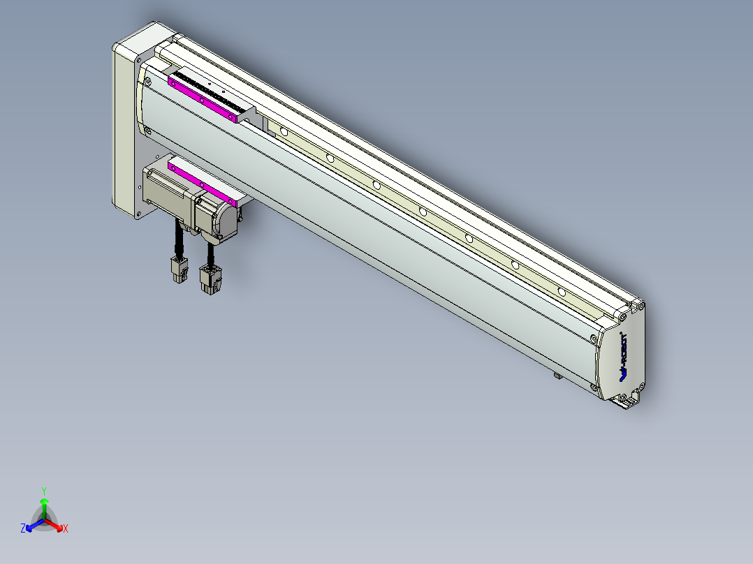 威洛博QF10-Lxx-C-S420-BL-ZP10-C3正等轴测图