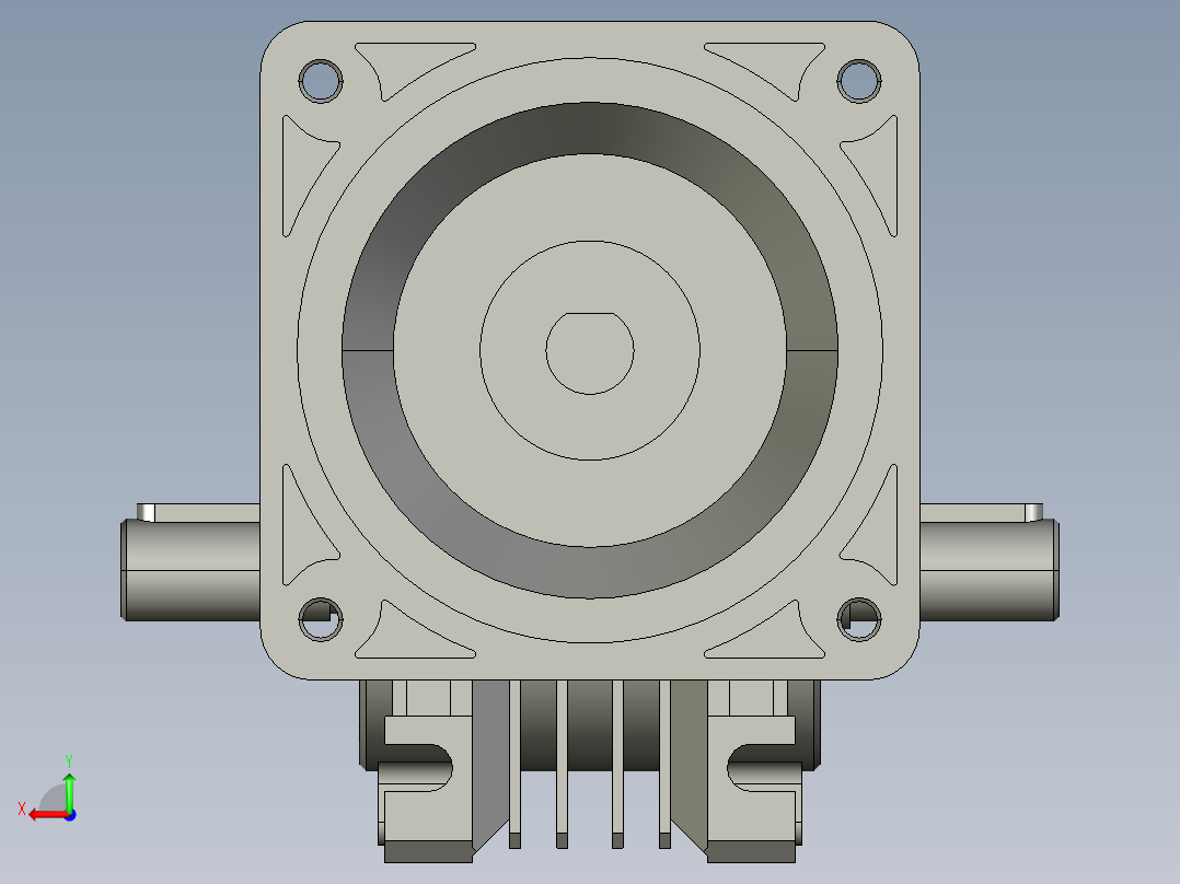 NMRV030-80-DS-ST90-12扁轴后视图