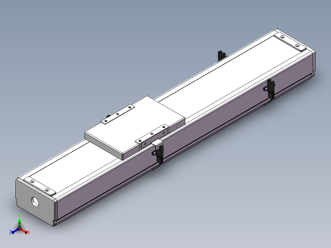 精密模组MC120-L05-300-M-M10-C4正等轴测图