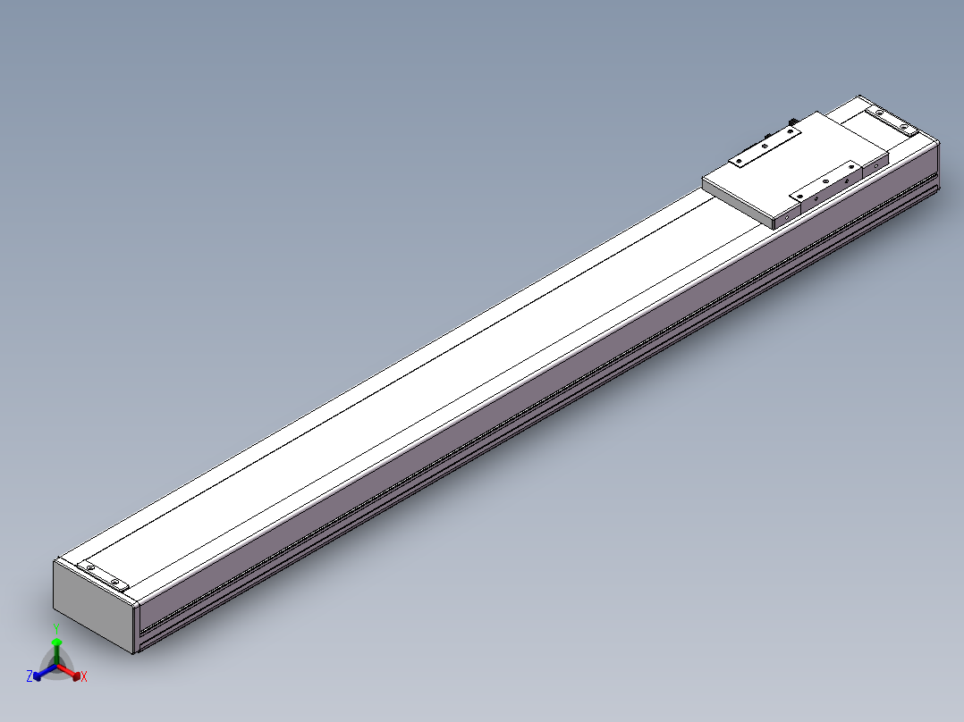 精密模组MC140-L05-1000-M-M200-C4正等轴测图