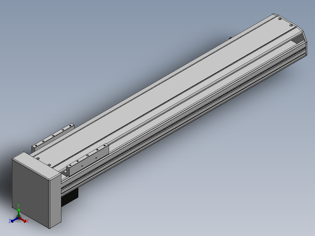 精密模组MY140-T10-650L-BM-P40B-C4-C正等轴测图
