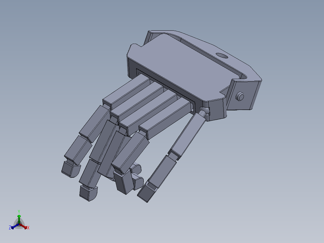 仿生机械手 (47)正等轴测图