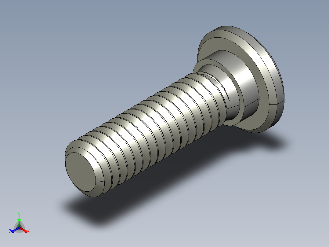超薄型内六角螺钉-Ultra Low Profile Socket Head Screws 5-16 - 18 Thread Size 1 in Long.STEP