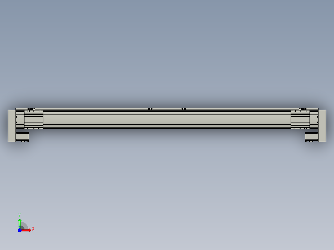 威洛博双电机滑台-VF14D2-S850-BLR-P40-C6前视图
