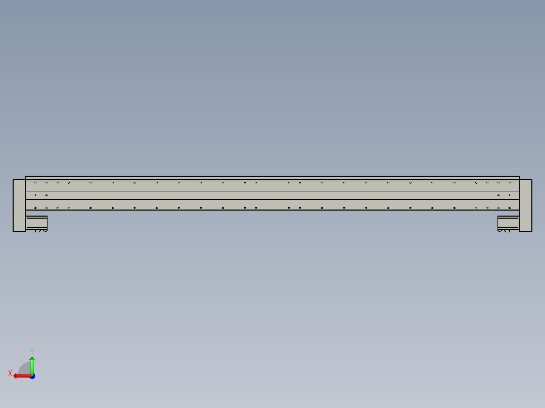 威洛博双电机滑台-VF14D2-S850-BLR-P40-C6后视图