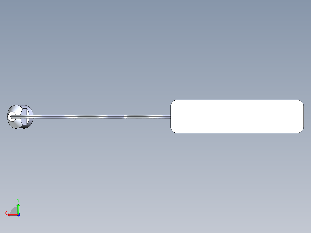 插座建模 SW STP后视图