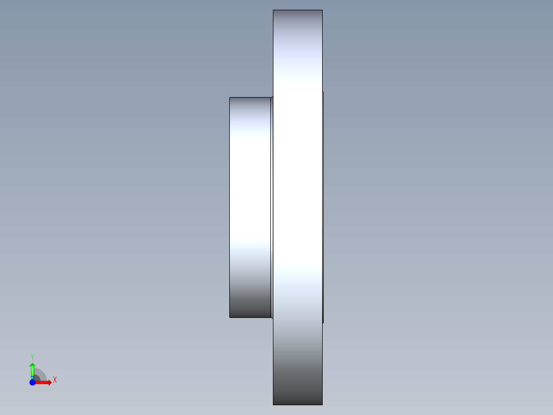 船舶管路系统S22_SeaDrainPLUS_Flange150Solid-S_37E169204_4in Sea Drain Plus - Flange 150lb Solid - S前视图