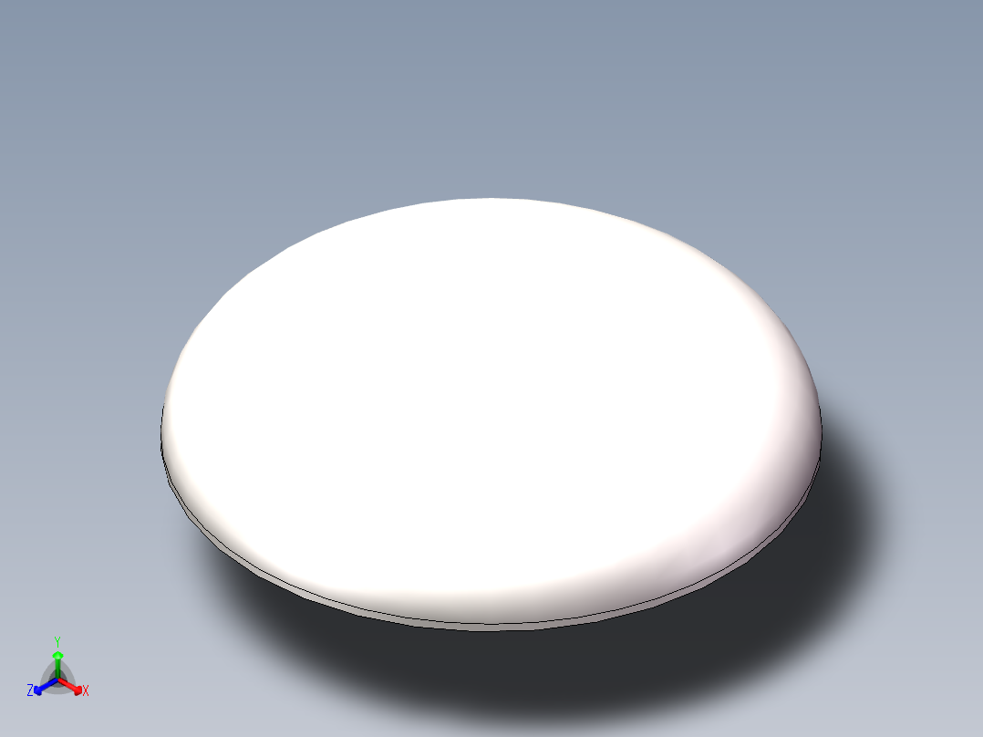 EHA椭圆形封头DN1700正等轴测图