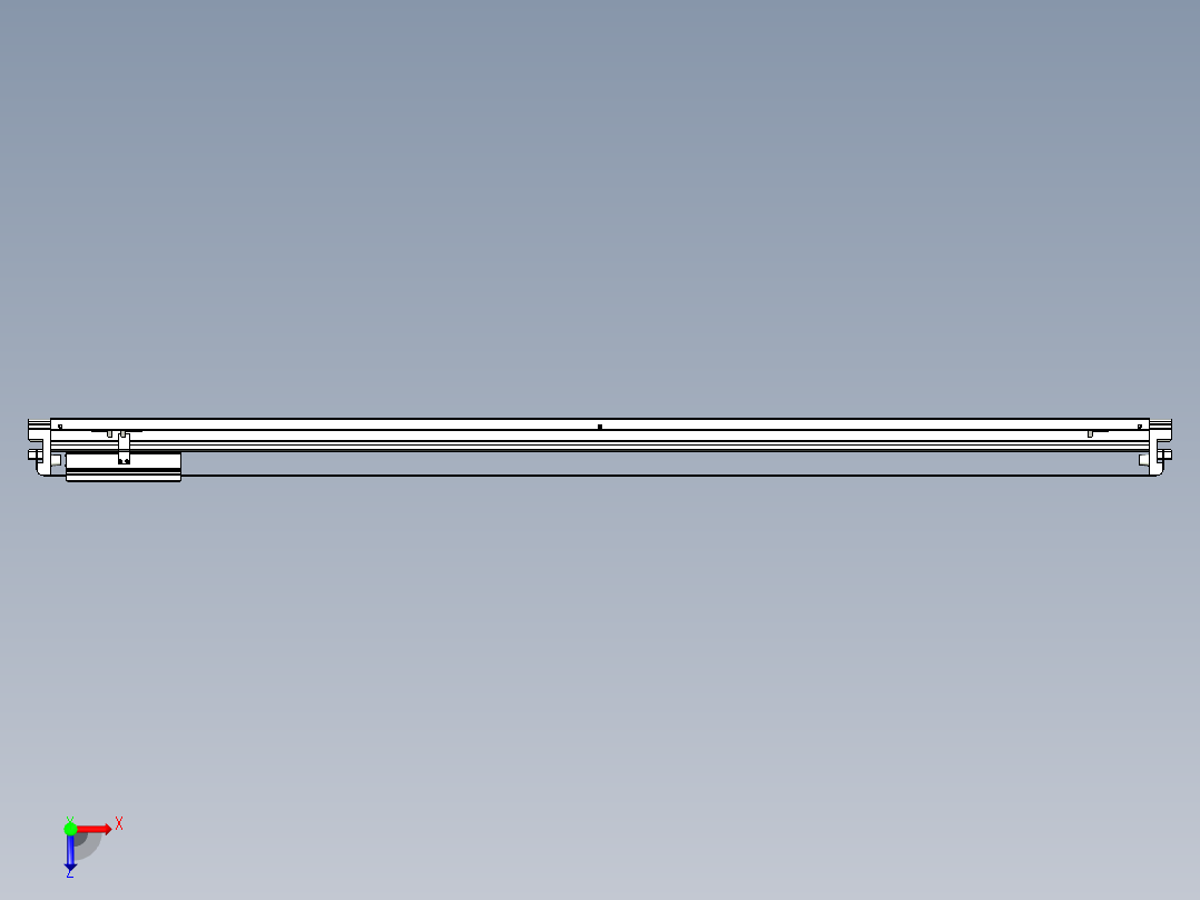 威洛博VL系列3d模型模组VL22H2Y-S1500俯视图