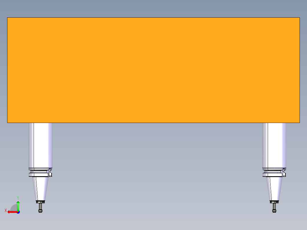 油缸缸盖拉环-夹具组装图后视图
