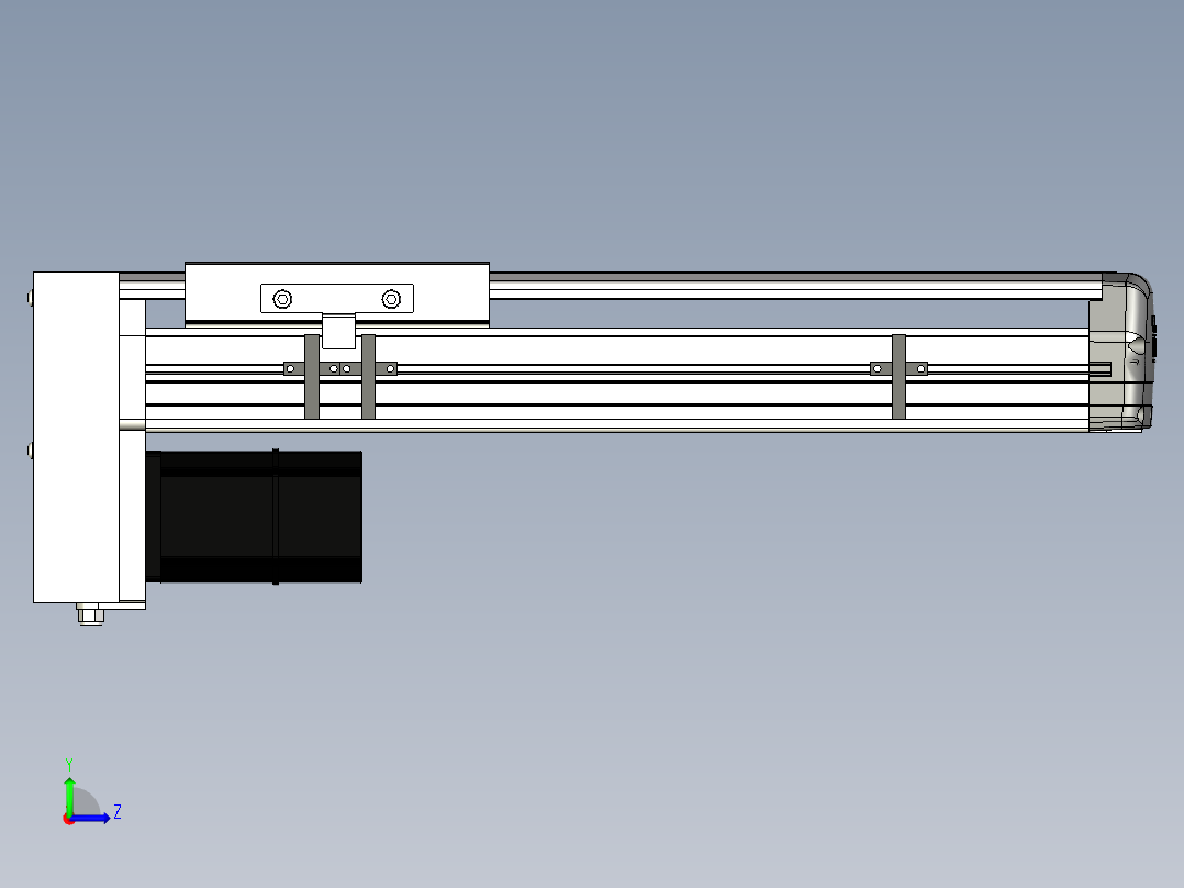 Toyo东佑达直线模组-ETH14-250-BM-200W左视图