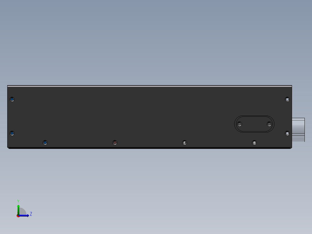 IC-4018便携式中继台左视图