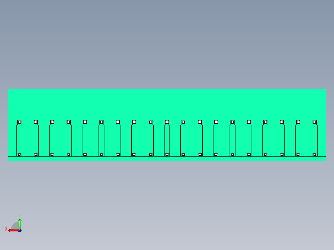 DEGSON 2EDG 系列 5.0mm 可插拔接线端子组-2EDGRH-5.0-38P-14-00AH后视图