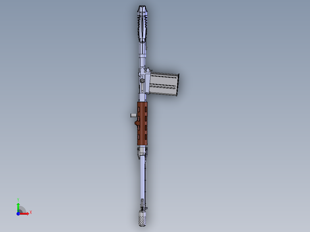 FG42空降猎兵步枪前视图