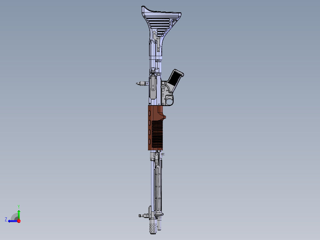 FG42空降猎兵步枪右视图