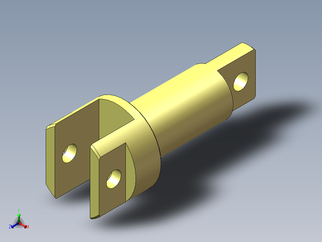S3 连杆A正等轴测图