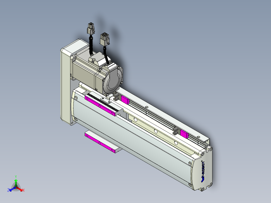 威洛博QF10-Lxx-C-S180-BR-ZP40-C3正等轴测图