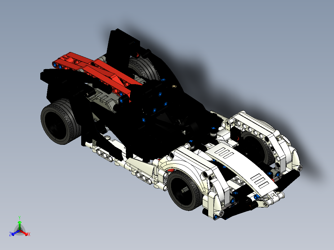 42137保时捷方程式赛车立体拼装玩具