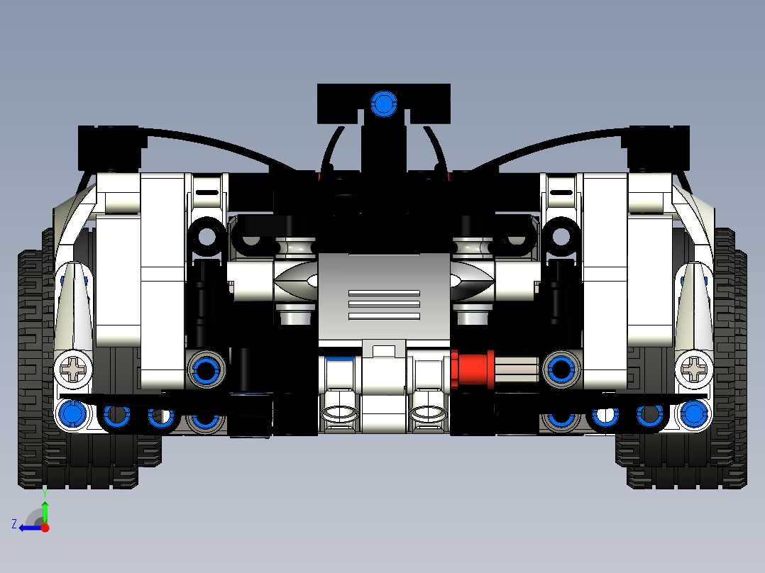 42137保时捷方程式赛车立体拼装玩具右视图