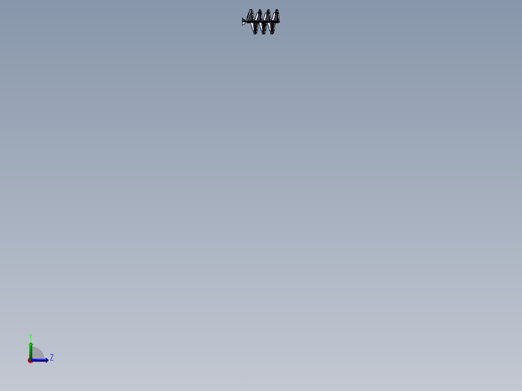 重力螺旋输送机左视图