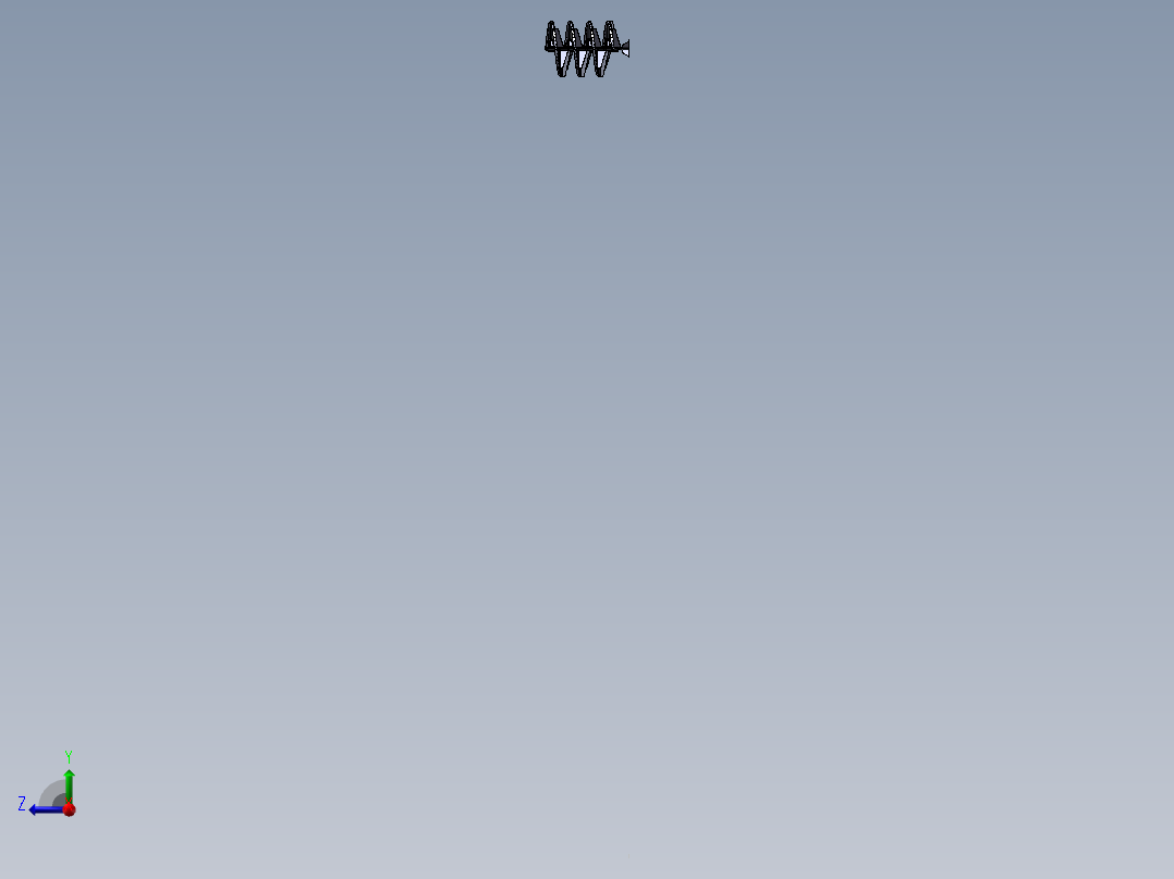 重力螺旋输送机右视图