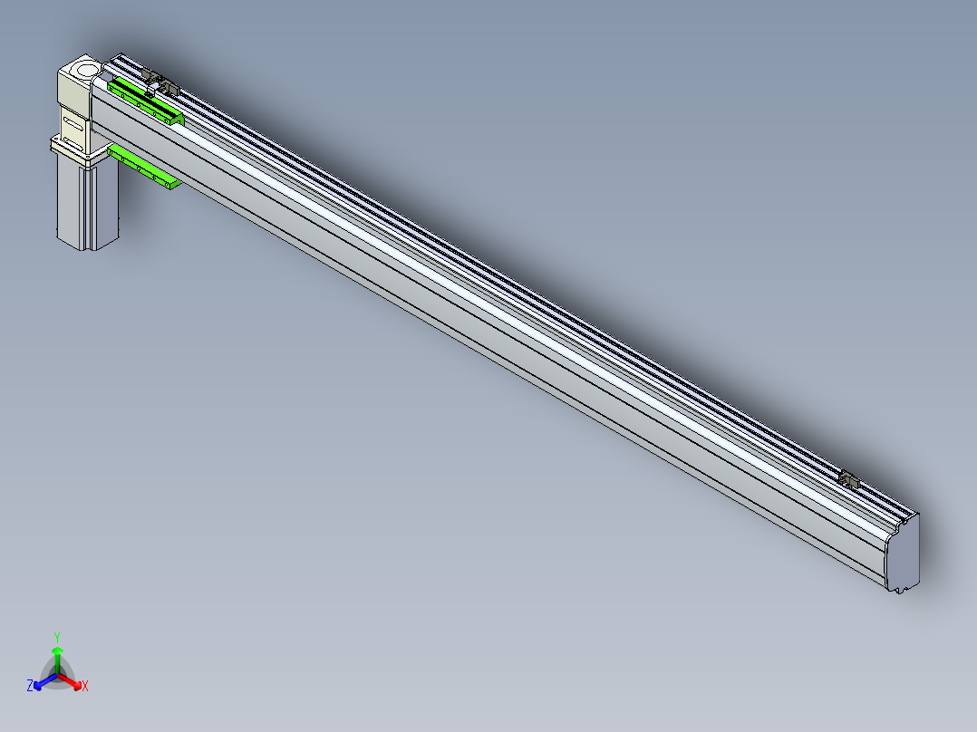 同步带滑台-半封闭B13-L90-S1500-L-Z86-D3