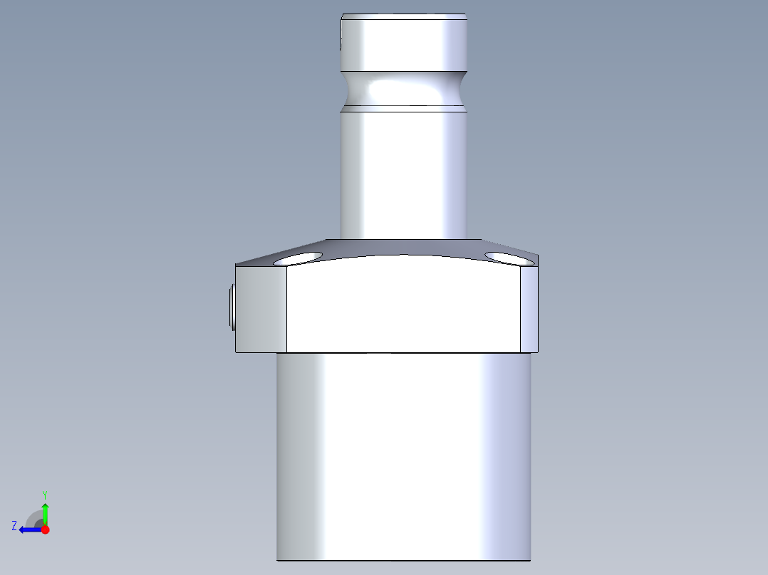 KOSMEKLG0900-GR-F多系列多零件图纸模型右视图