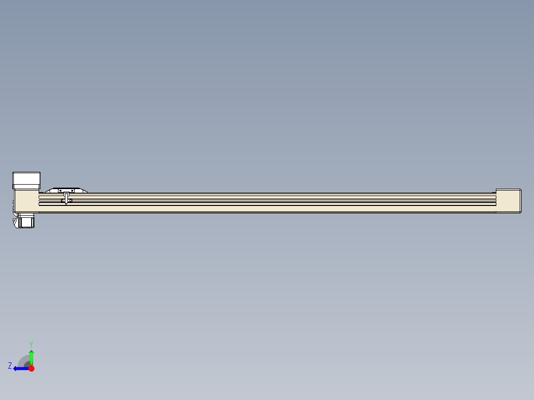 同步带全封闭直线模组TPA-HCB-65S-90-L950-ML-Y-P10-N3右视图