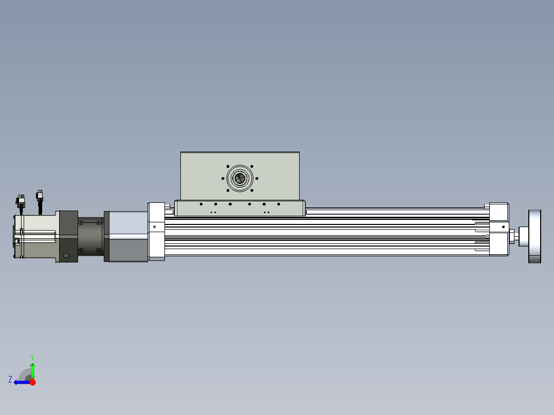 威洛博直线电机模组EB8ZR-L200-S360-RZP75B5K-ZP755K-MS3右视图