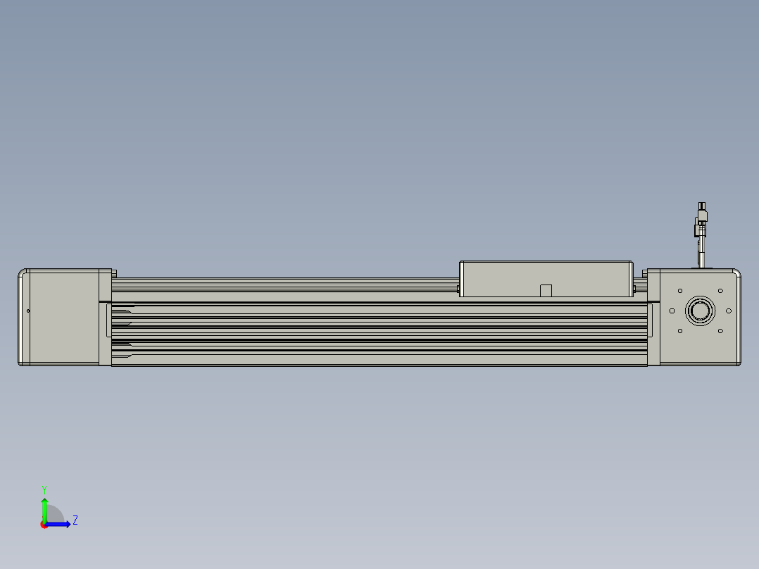 威洛博直线电机模组EB16-L208-S400-L-ZP75-MS3-5K左视图
