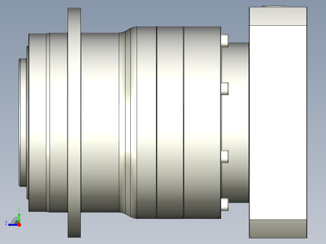 多摩川行星减速机TD-140-L2-35KA35右视图