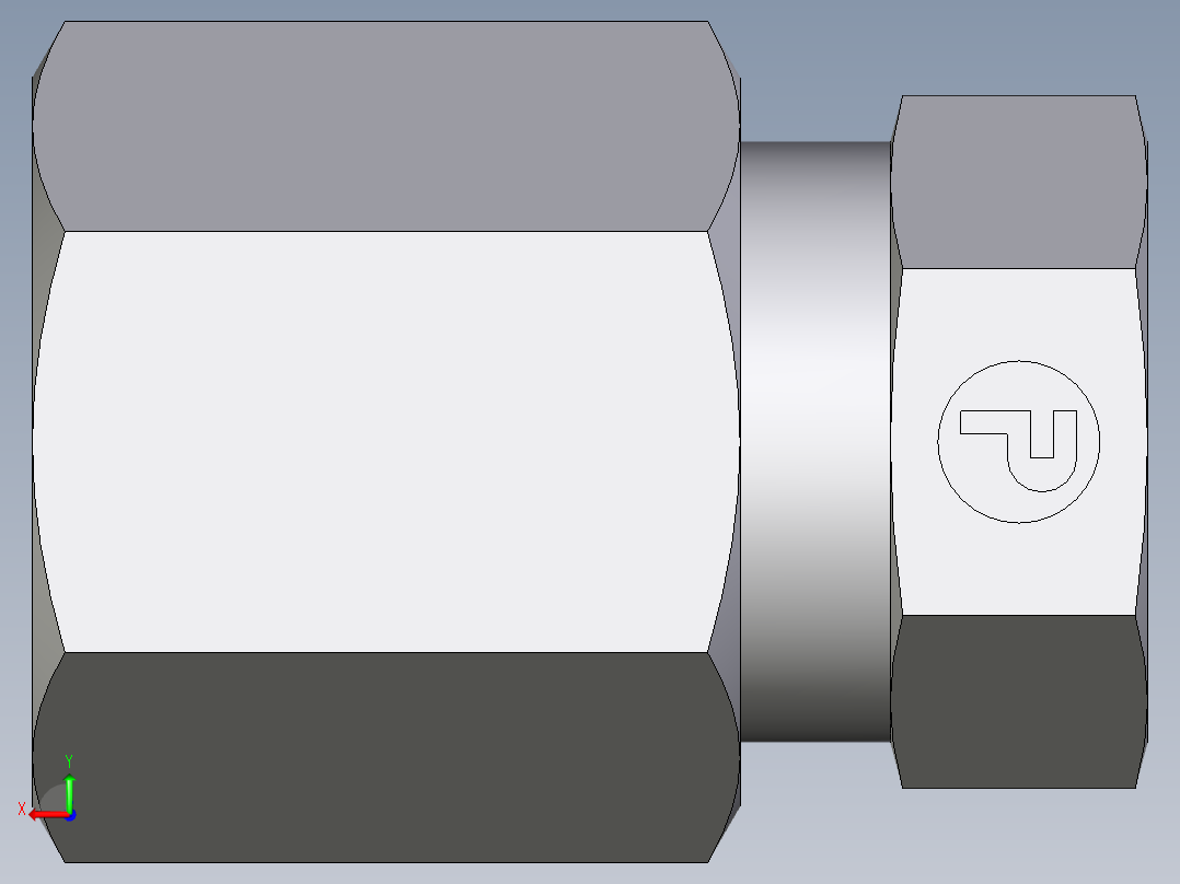 卡套式工业通用硬管接头EO_Blanking_plug_for_tube_ends_ROV06ZSCF后视图