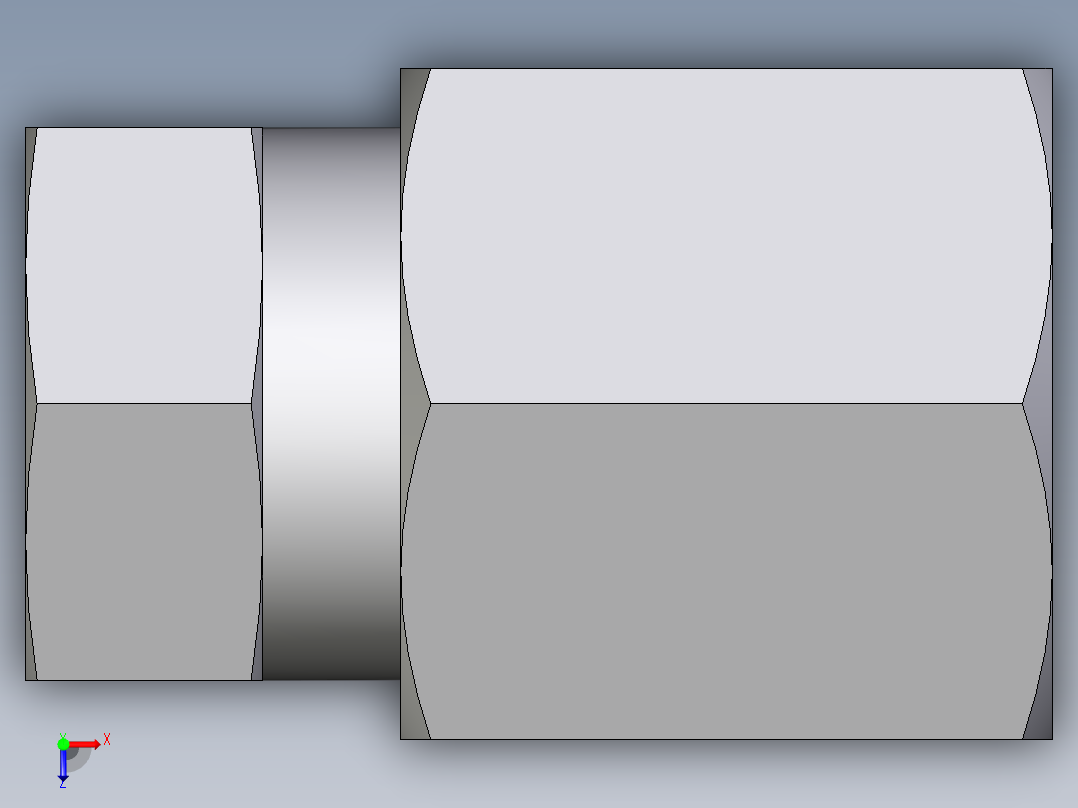 卡套式工业通用硬管接头EO_Blanking_plug_for_tube_ends_ROV06ZSCF俯视图