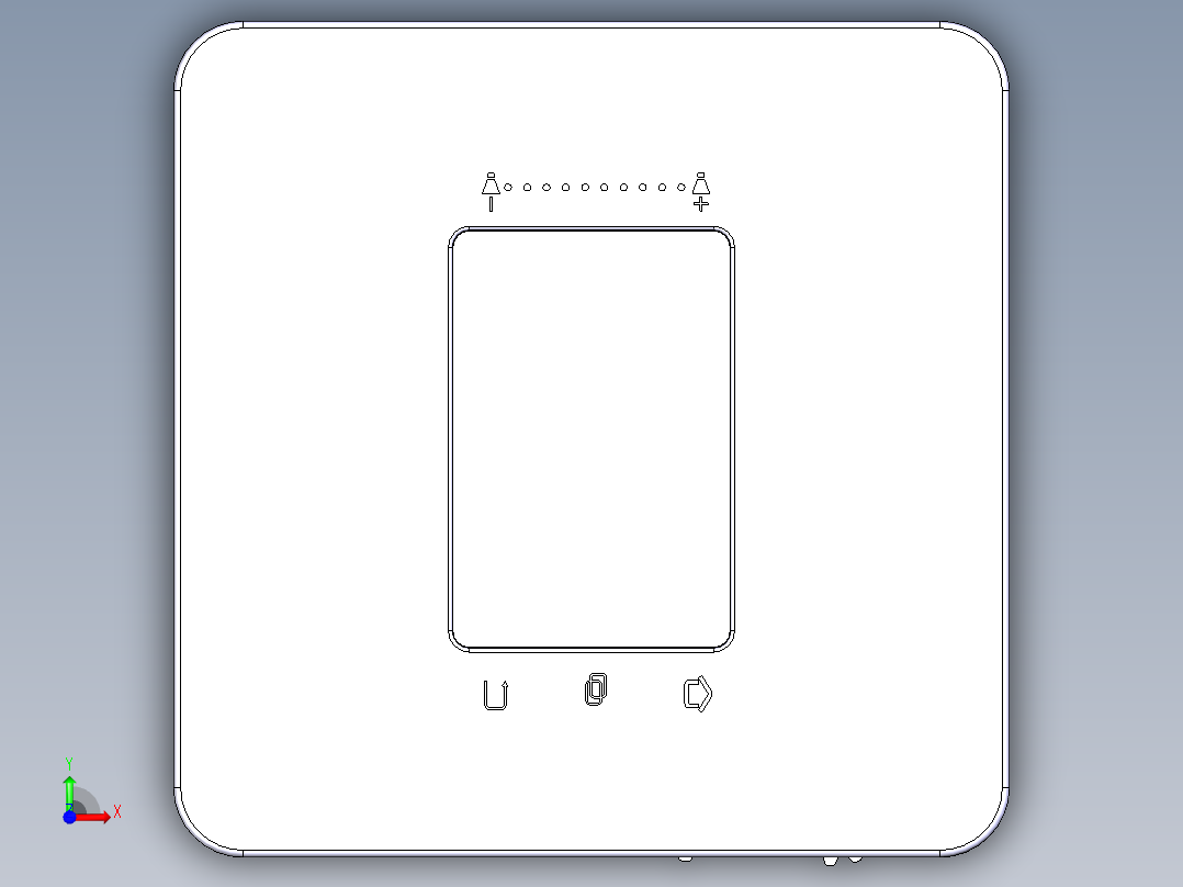 佳能迷你投影仪前视图