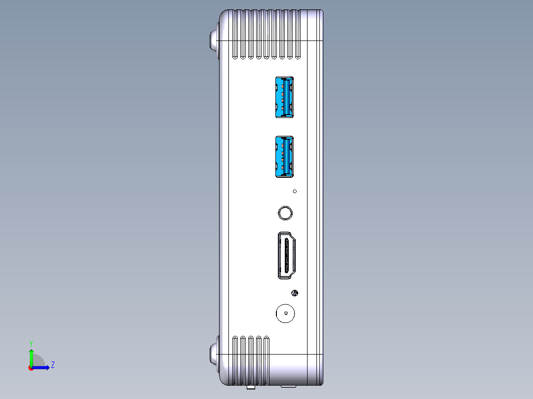 佳能迷你投影仪左视图