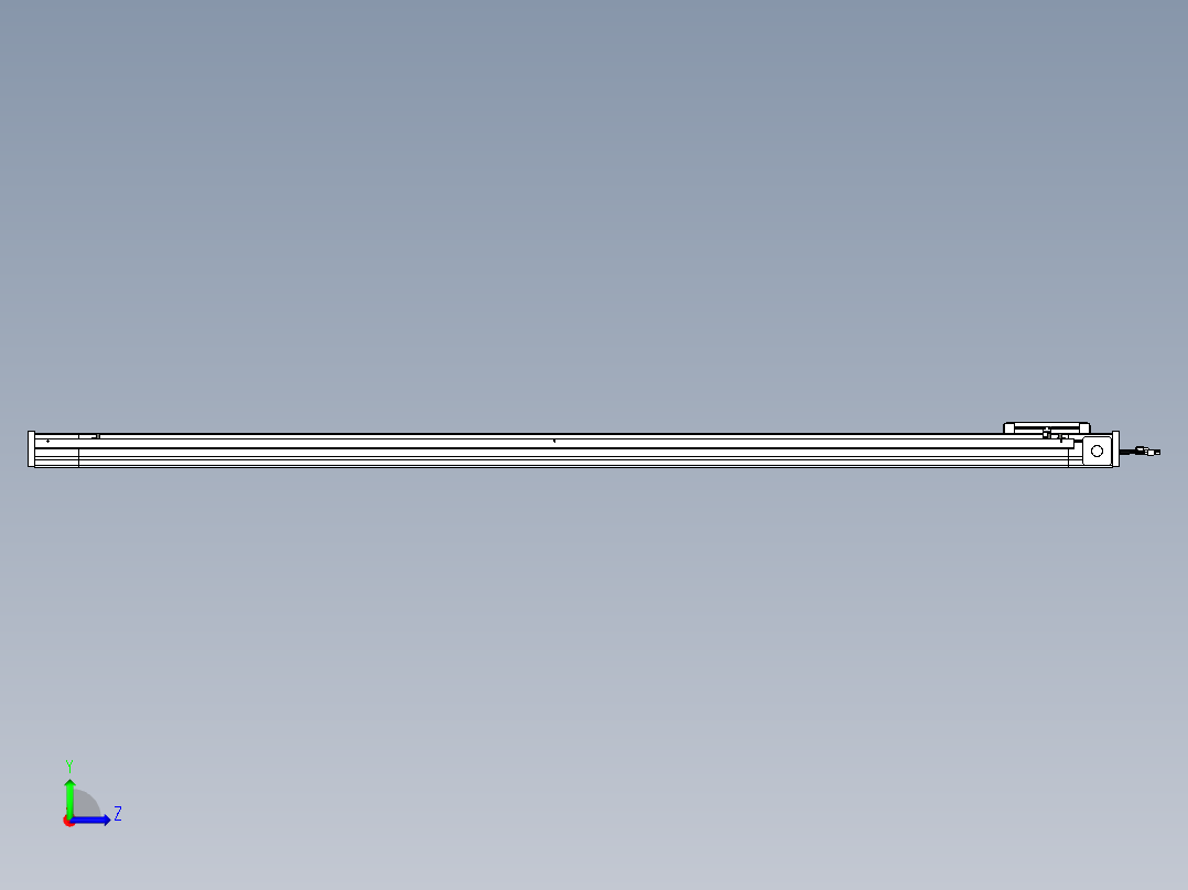 威洛博LB.GB同步带传动--欧规系列LB6A-L130-S1800-BL左视图