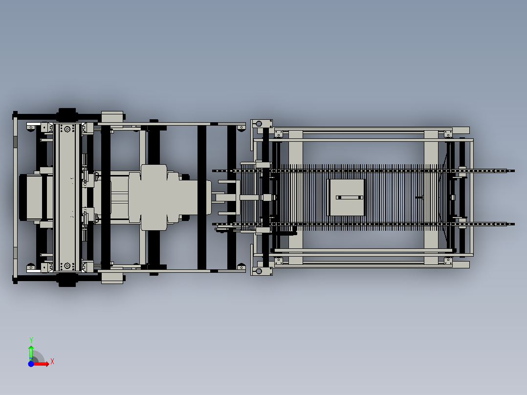 纸箱成型机前视图