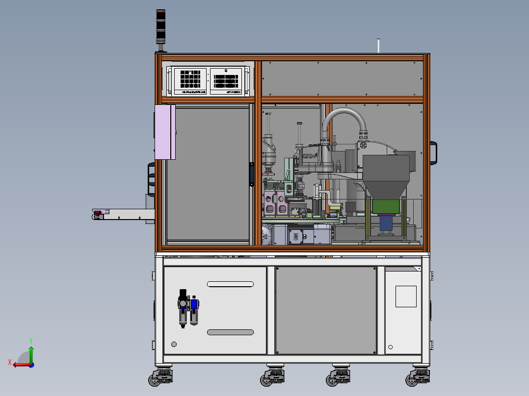 口红珠叉弹簧盖子组装sw20可编辑后视图