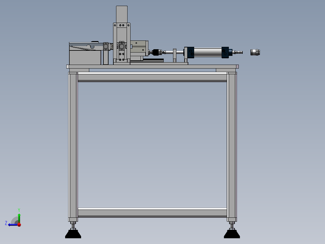 尾座自动压胶圈机sw17可编辑右视图