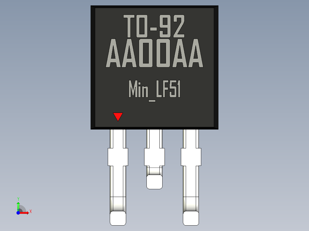 TO-92_Min_LF51_rev1.1前视图