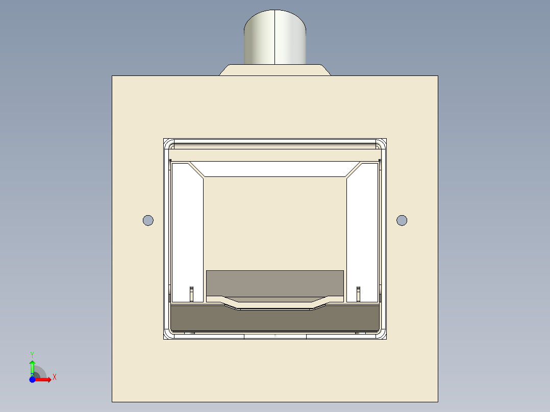 颗粒燃烧器20-60千瓦前视图