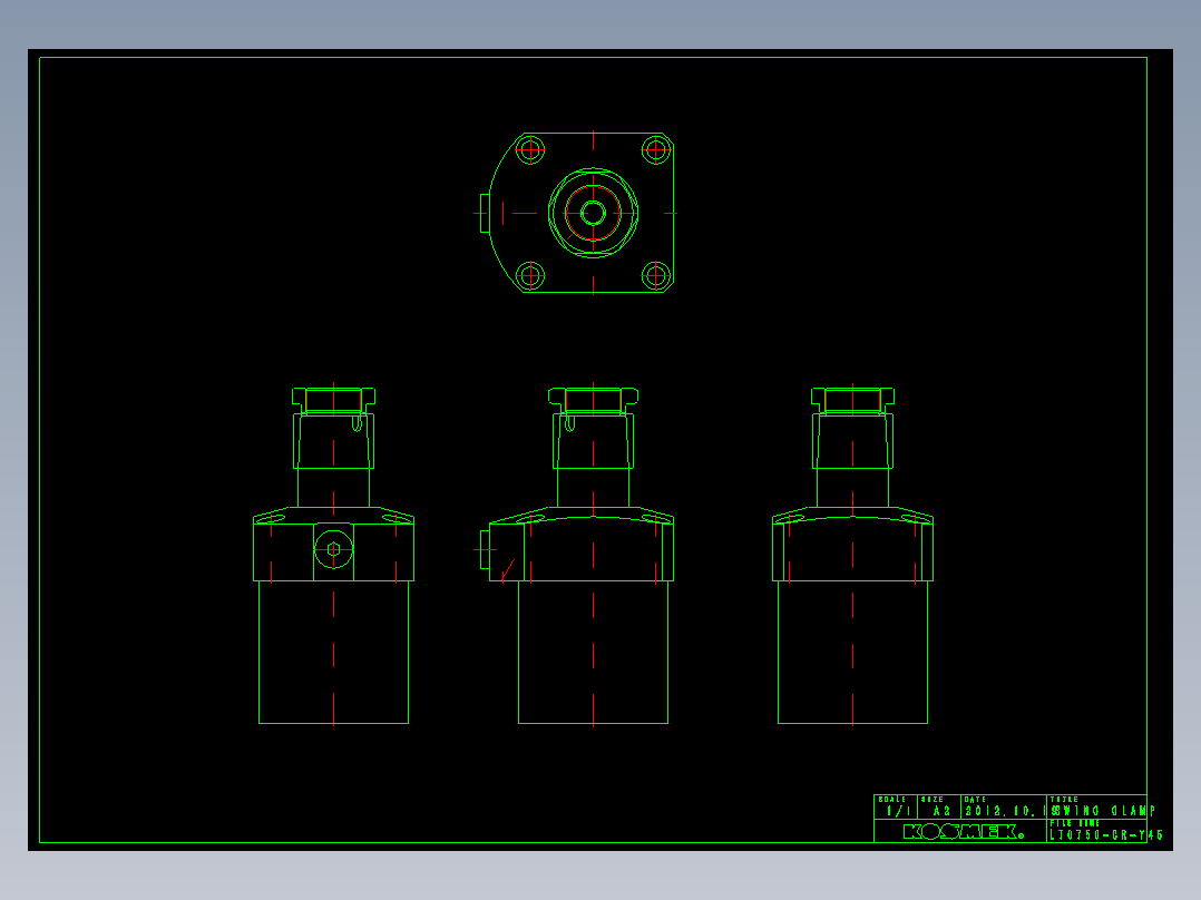 KOSMEKLT0750-CR-Y45多系列多零件图纸模型多系列多零件图纸模型