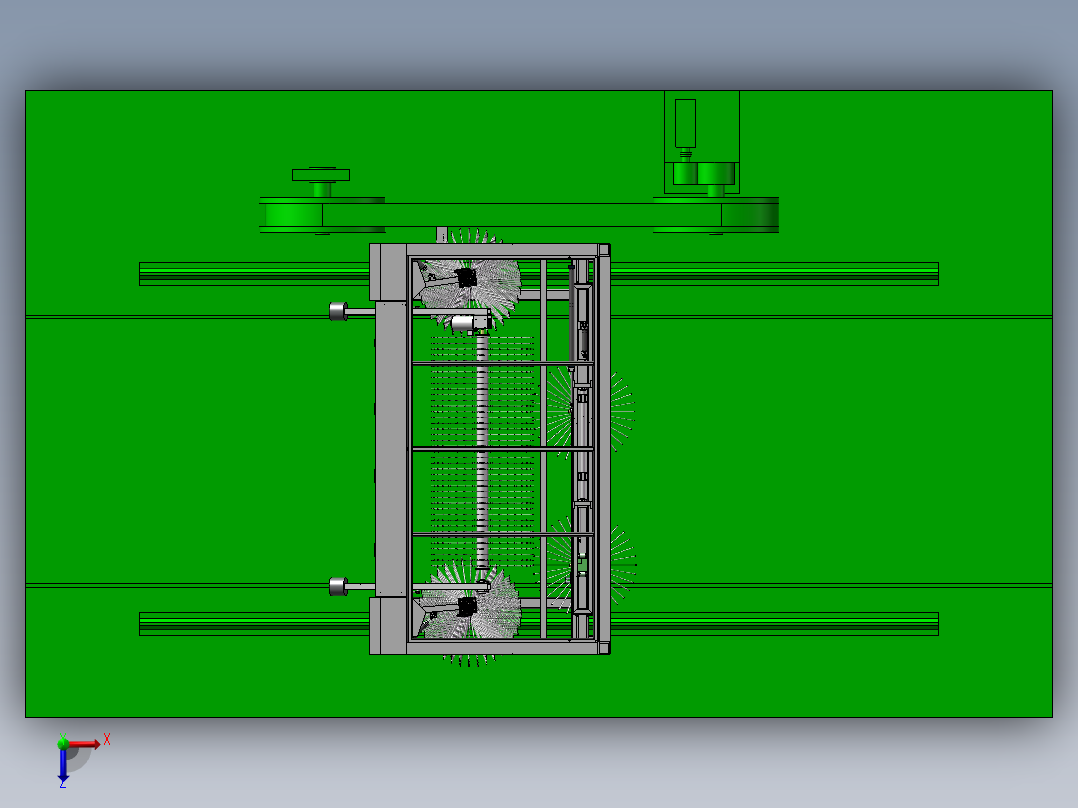自动洗车机模型771522==280俯视图