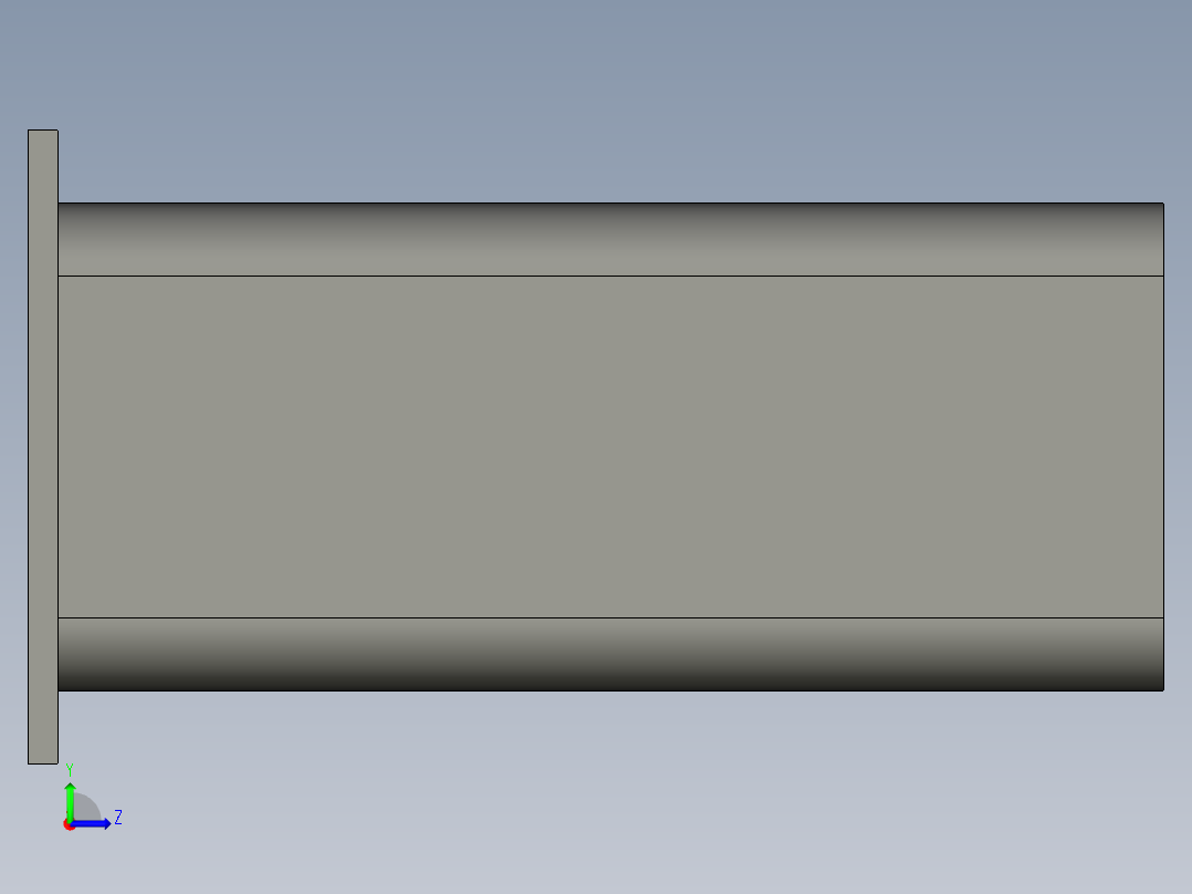 德玛吉机床dmu80p德马吉五轴加工中心左视图