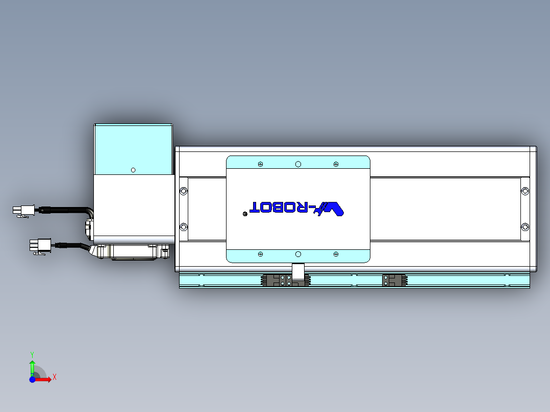 威洛博VBC同步带传动一无尘环境VBC14-L45-S100-BRD-ZP75-C3前视图