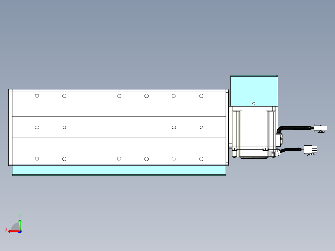 威洛博VBC同步带传动一无尘环境VBC14-L45-S100-BRD-ZP75-C3后视图